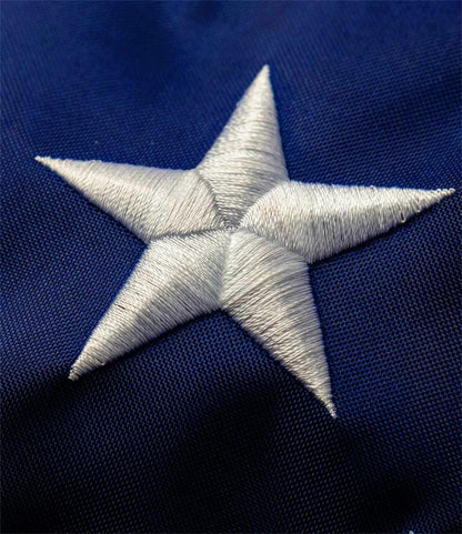 American Flag 3x5 FT Long Lasting 420D Heavy Duty US Flags for High Wind TearProof Polyester USA Flag with Embroidered Stars, Sewn Stripes, Brass Grommets