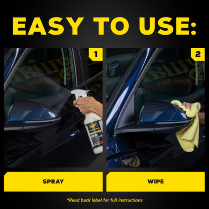 Meguiar's D15601 Synthetic X-Press Spray Wax for Car Detailing, Creates a Deep Shiny Look, Can Be Applied to Wet or Dried Paint and In Direct Sunlight, Moisture Rolls Off Waxed Paint, 1 Gallon