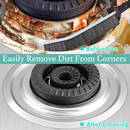 Crevice Cleaning Brush，Hard-Bristled Grout Brush，2024 New Multifunctional Gap Cleaning Brush Tool，Dead Corners Brushes for Bathroom Kitchen Tiles Window Door Slots，3pcs