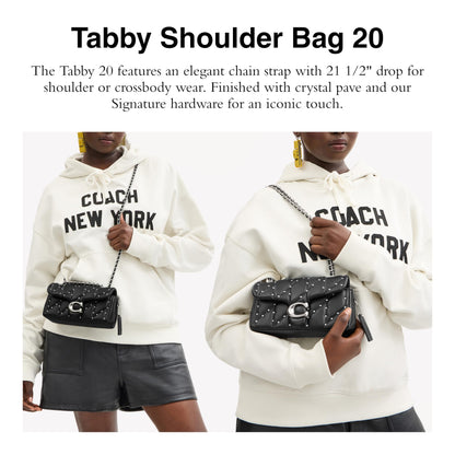 Coach Tabby Shoulder Bag 20, Black 1