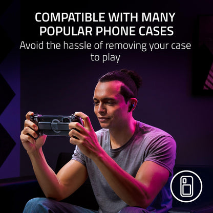 Razer Kishi Ultra Gaming Controller for Android, iPhone 15 & 16 Series, iPad Mini A17 Pro & 6 (USB C): Pro Controls - Ergonomic Grip - Stream PC, Xbox, PS5 Games on Mobile, Phone, Tablet - Chroma RGB