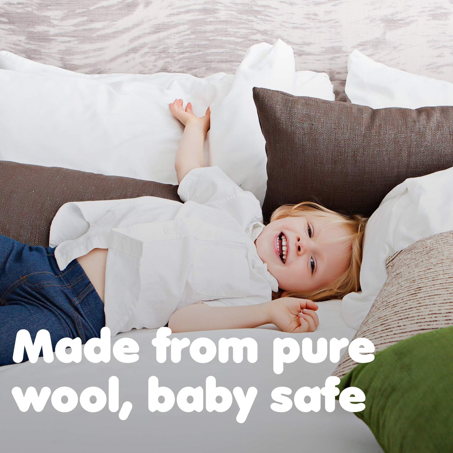 Friends Forever Wool Dryer Balls 6-Pack XL Wool Laundry Balls for Dryer as Reusable Natural Fabric Softener, Dryer Sheets, Saves Drying Time & Reduces Clothes Wrinkles, Ideal for Drying Dog Beds