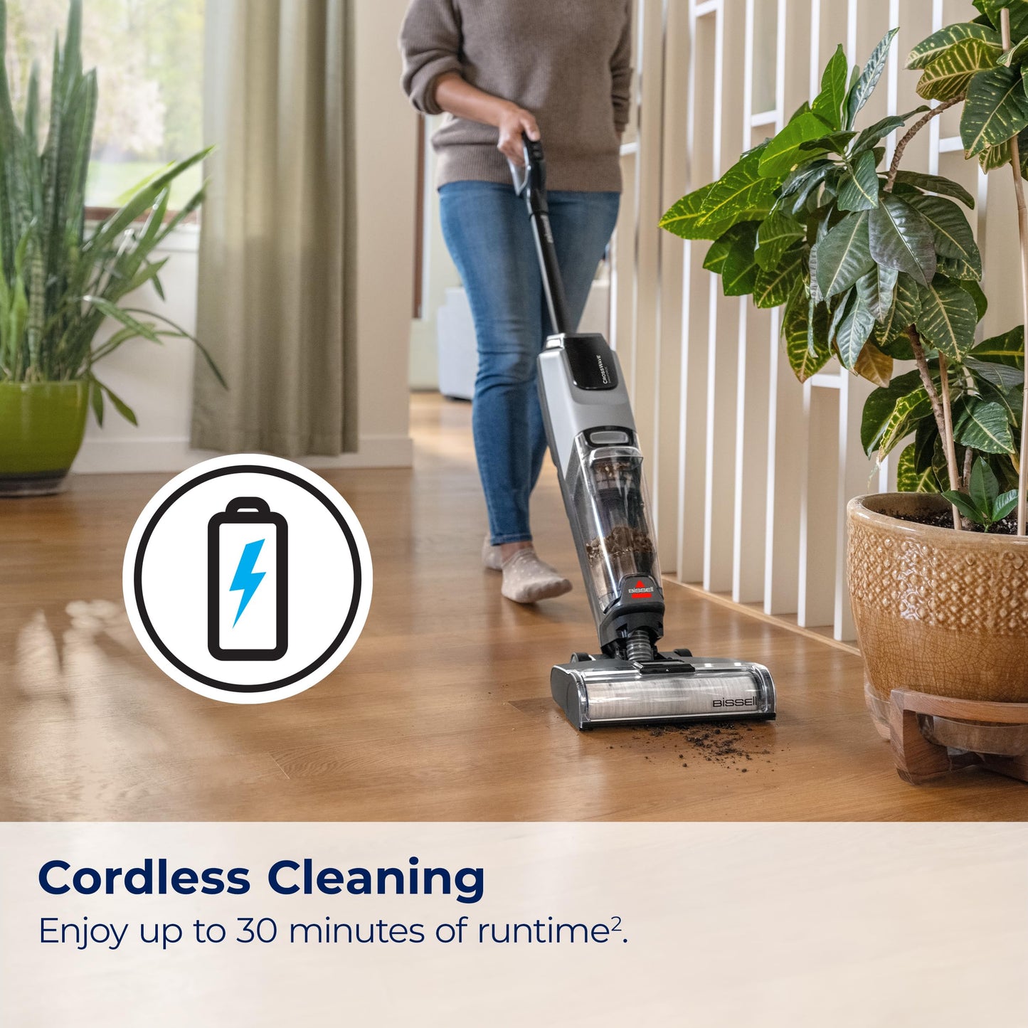 BISSELL® CrossWave® OmniForce™ Multi-Surface Hard Floor Cleaner Wet Dry Vacuum with Dedicated Dry Vacuum Mode, 3882