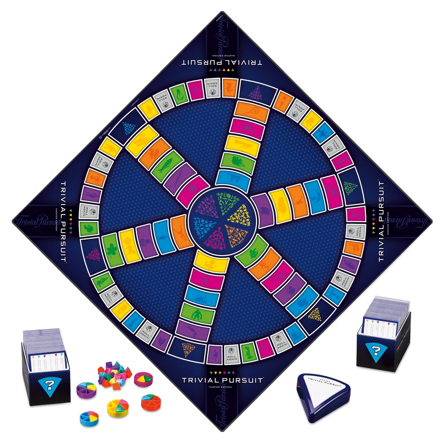 Hasbro Gaming Trivial Pursuit Master Edition Trivia Game, Board Games for Adults and Teens, Includes Electronic Timer, Trivia Games for 2 to 6 Players, Ages 16 and Up (Amazon Exclusive)