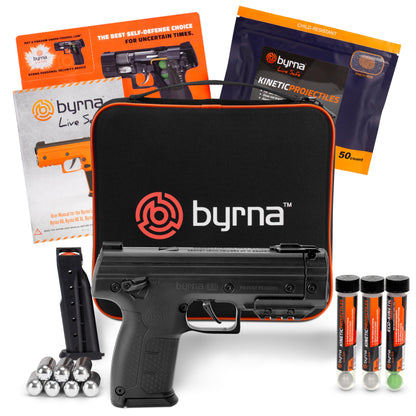 Byrna LE - Kinetic Ultimate Bundle | Less-Lethal Self-Defense & Home Defense Device (Black)