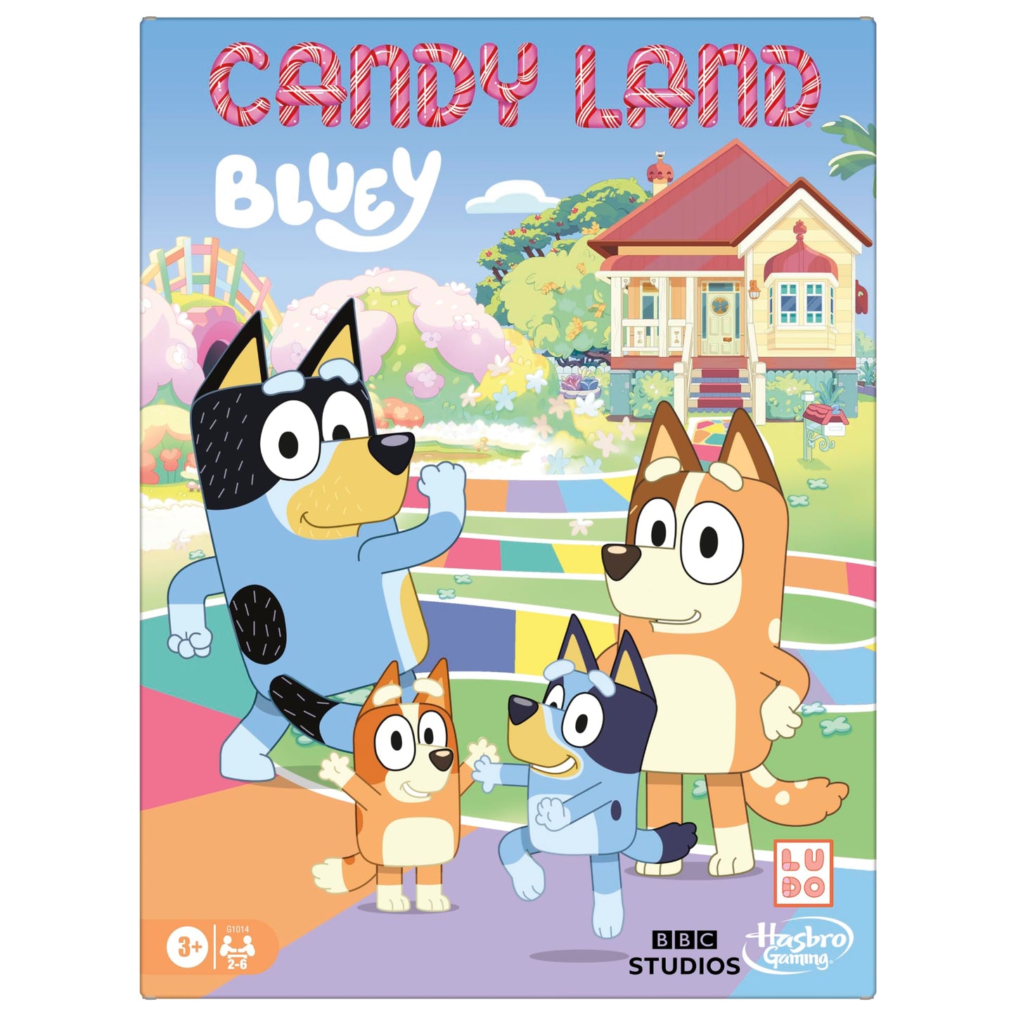 Hasbro Gaming Candy Land Bluey Edition Board Game | Ages 3 and Up | 2-6 Players | Play as Dad, Mum, Bluey, Bingo, Muffin, or Socks | Preschool Games | Kids Gifts (Amazon Exclusive)