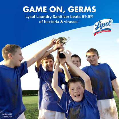 Lysol Sport Laundry Sanitizer Additive, Sanitizing Liquid for Gym Clothes and Activewear, Eliminates Odor Causing Bacteria, 90oz