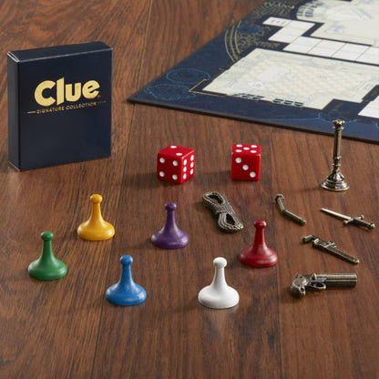 Hasbro Gaming Clue Board Game Signature Collection, Premium Packaging and Components, Family Games for Kids and Adults, Mystery Games for 2 to 6 Players