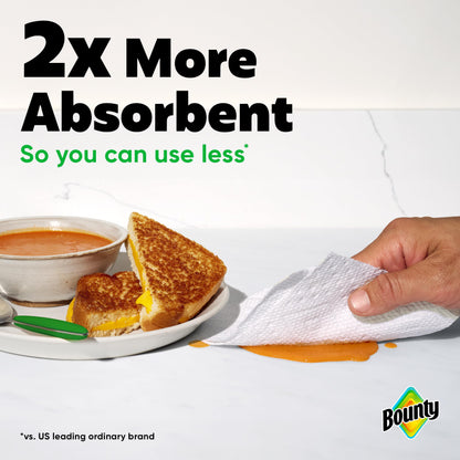 Bounty Select-A-Size Paper Towels, Prints, 2 Triple Rolls = 6 Regular Rolls