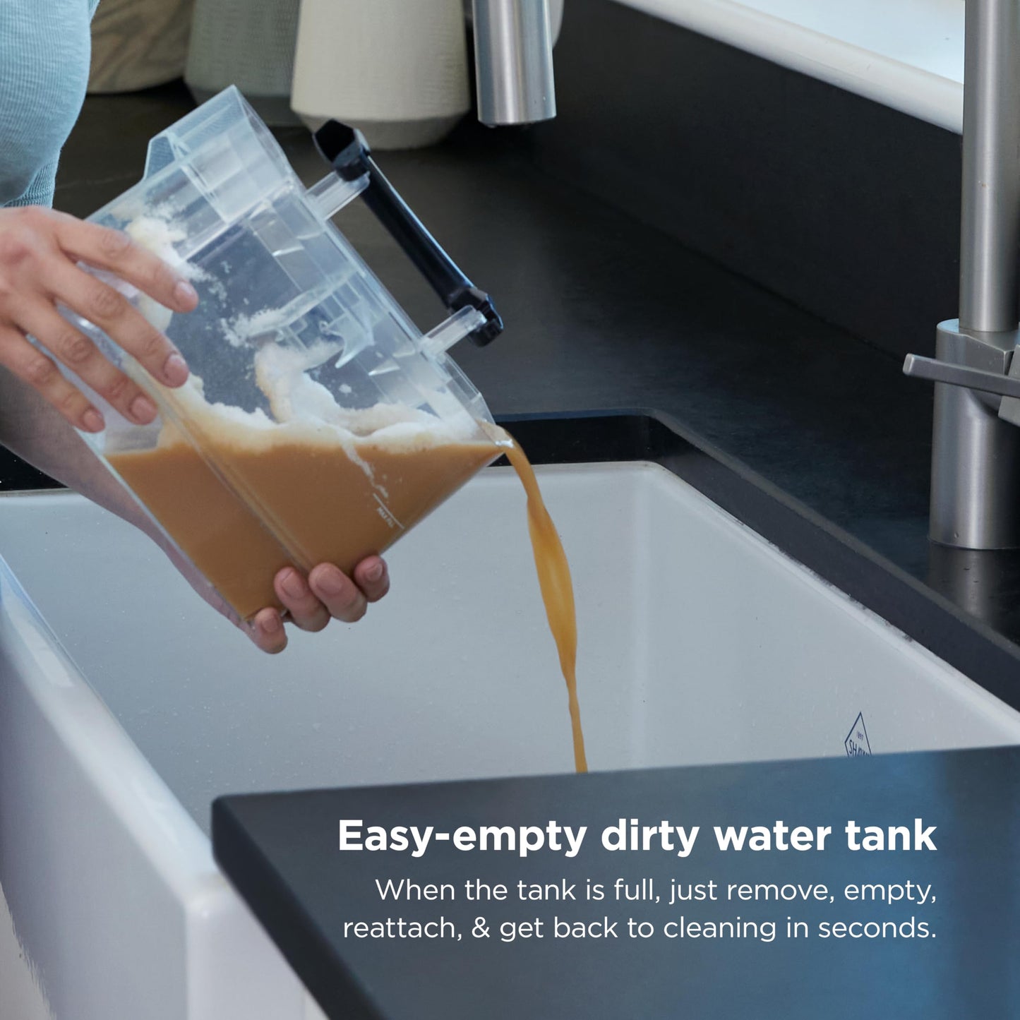 Shark StainStriker Portable Carpet & Upholstery Cleaner w/on board self cleaning - Spot, Stain, & Odor Eliminator, Includes 2 Cleaning Tools & 2 Cleaning Solutions, Charcoal, PX221BRN