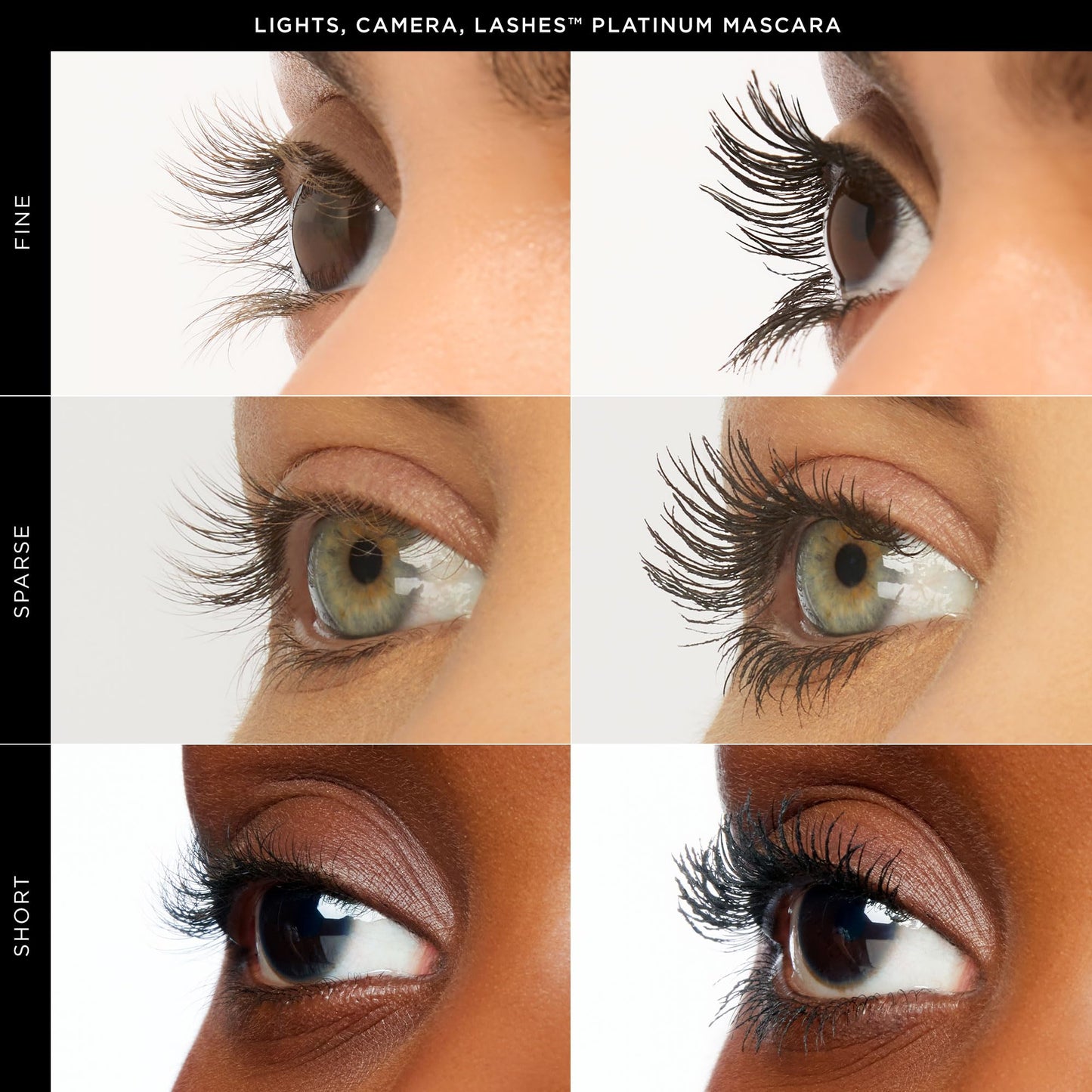 tarte lights, camera, lashes platinum voluminizing mascara - black - full size