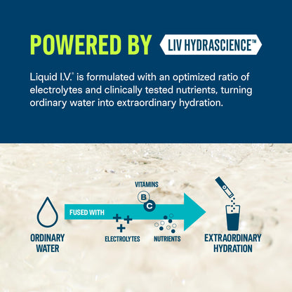 Liquid I.V.® Hydration Multiplier - Passion Fruit | Electrolyte Powder Drink Mix | 1 Pack (16 Servings)