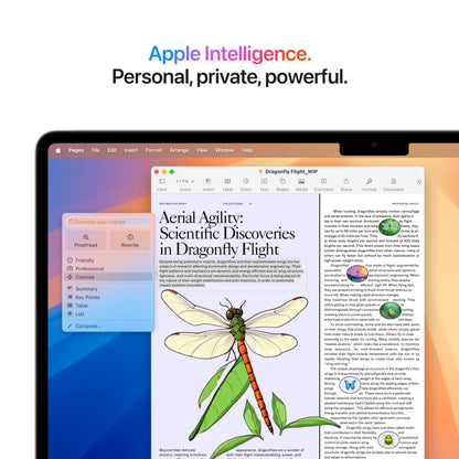 Apple 2025 MacBook Air 15-inch Laptop with M4 chip: Built for Apple Intelligence, 15.3-inch Liquid Retina Display, 24GB Unified Memory, 512GB SSD Storage, Touch ID; Starlight with AppleCare+ (3 Years)