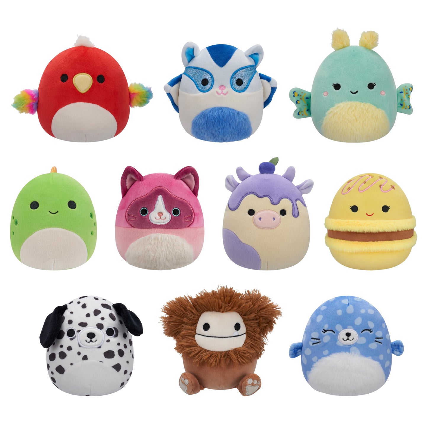 Squishmallows Original 10-Pack – Official Jazwares Plush (Little) (Amazon Exclusive)