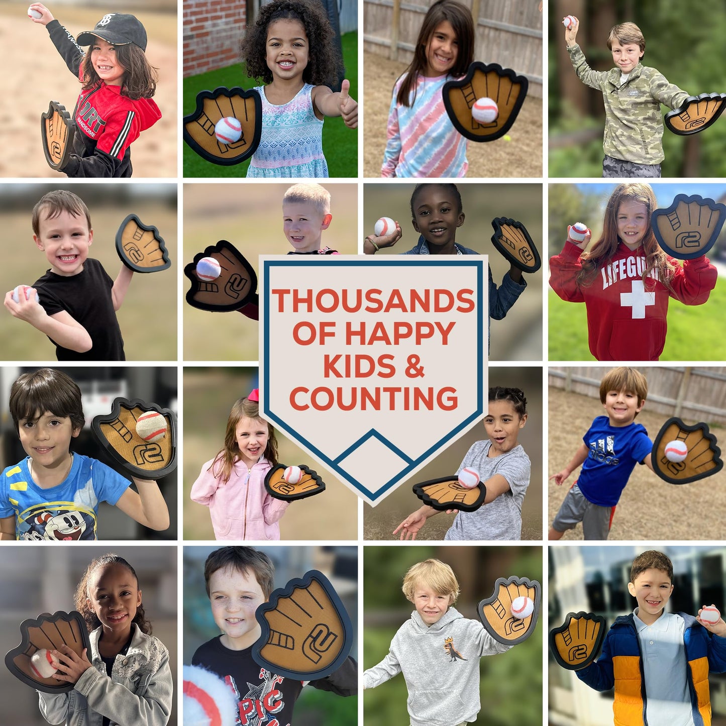 Toss and Catch Ball Set: Fun Ball and Catch Game - Baseball Gifts for Boys & Girls - Easter Gifts for Kids & Toddler Toys for 9 8 7 6 5 4 3 + Year Old Boys Birthday Gift & Easter Basket Stuffers Idea