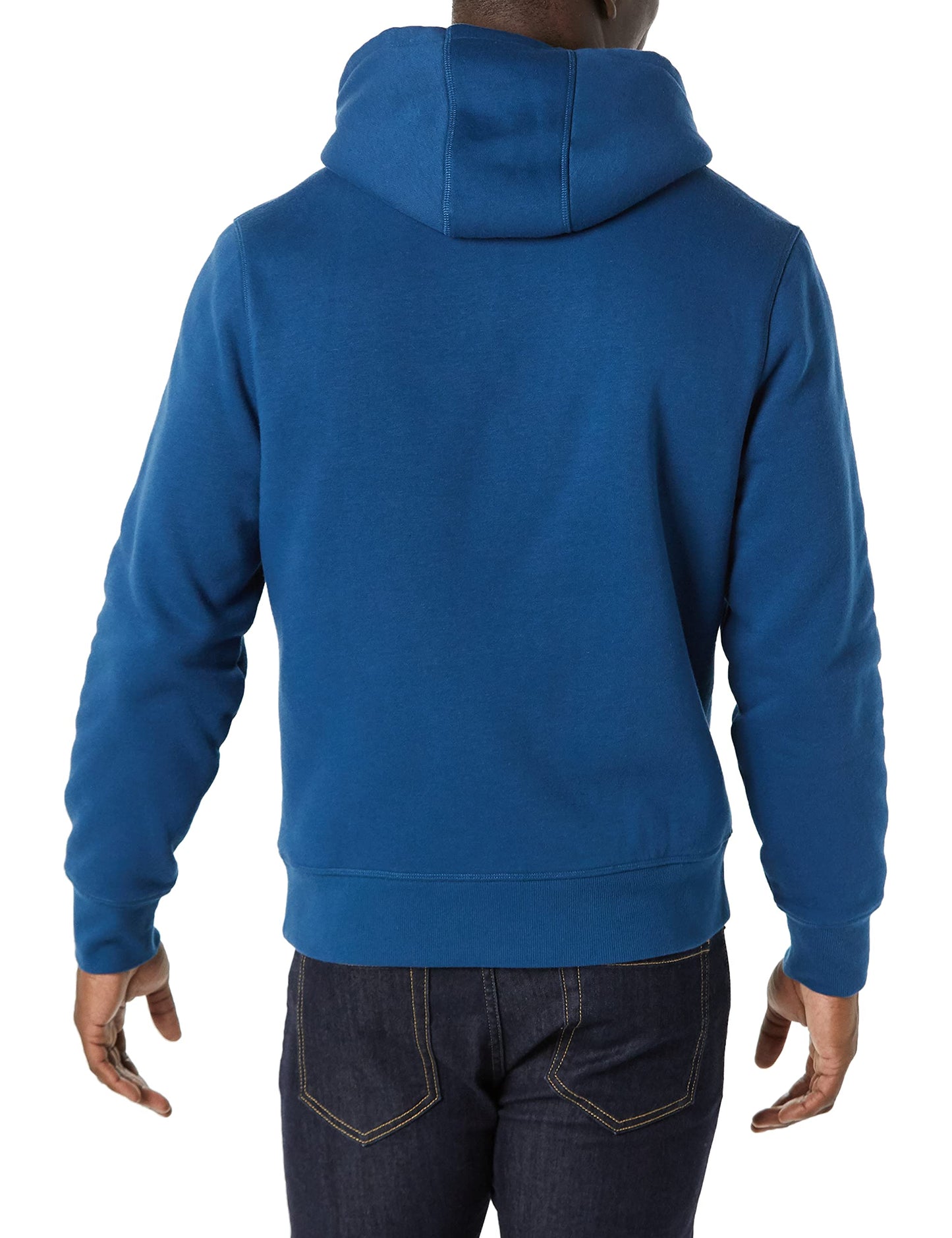 Amazon Essentials Men's Sherpa-Lined Pullover Hoodie, Teal Blue, X-Large