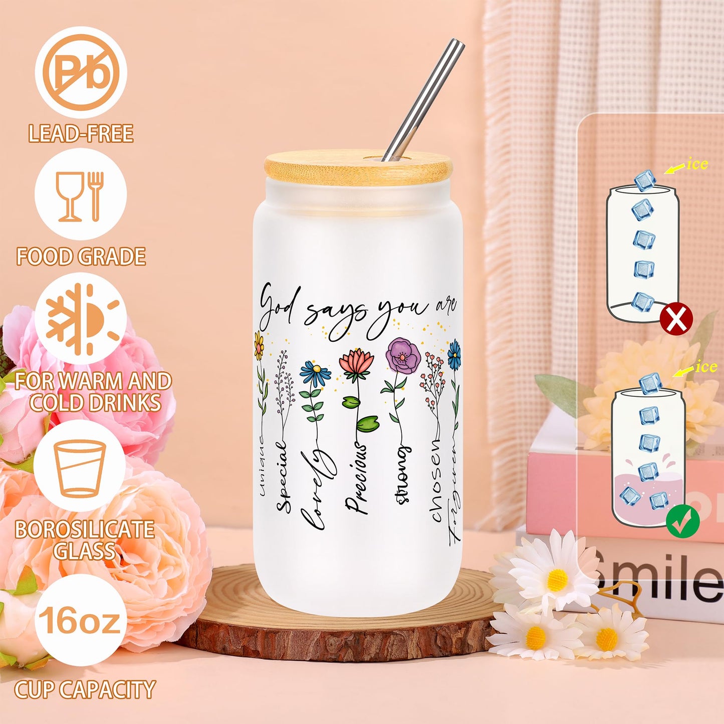 JTENGTOP Christian Religious Gifts for Women, Valentines Mothers Day Birthday Graduation Gifts for Her Women, Best Friend Sister Mom Christmas Easter Friendship Faith Ideas Present