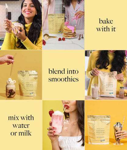 Truvani Vegan Pea Protein Powder | Banana Cinnamon | 20g Organic Plant Based Protein | 20 Servings | Keto | Gluten & Dairy Free | Low Carb | No Added Sugar