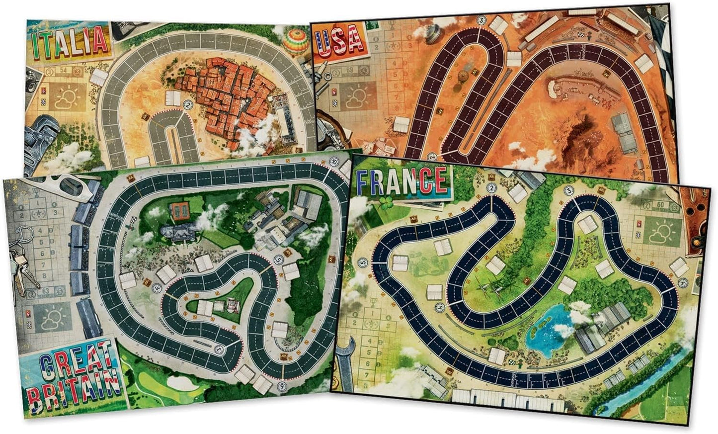 HEAT: Pedal to the Metal Board Game - Intense Car Racing and Strategy Game, Fun Family Game for Kids and Adults, Ages 10+, 1-4 Players, 60 Minute Playtime, Made by Days of Wonder