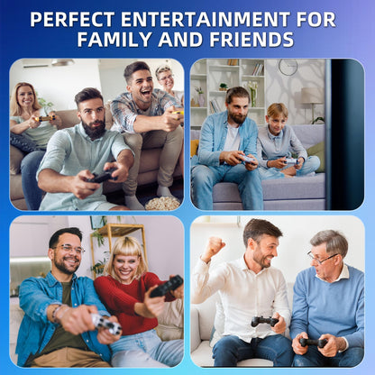 BADGOAL 2025 New Retro Game Console, Nostalgia Gaming Stick, Classic Video Games with 4K HDMI, 20,000+ Games and 23 Emulators, Upgraded Dual 2.4G Wireless Controllers 64GB