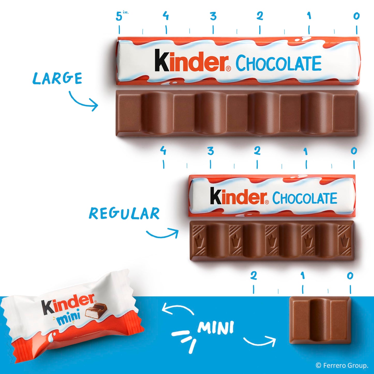 Kinder Chocolate Mini, 29.2 oz Bulk Pack, Up to 138 Minis, Milk Chocolate Bar with Creamy Milky Filling, Individually Wrapped Candy
