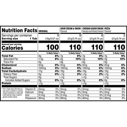 Pringles Potato Crisps Chips, Lunch Snacks, Back to School Snacks, Snack Stacks, Variety Pack (27 Cups)