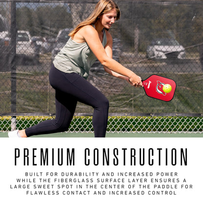 Franklin Sports NHL New Jersey Devils Pickleball Paddle - Official NHL Team Rackets - USAP (USAPA) Approved Premium Quality Pickleball Paddles - Authentic Team Logos + Colors