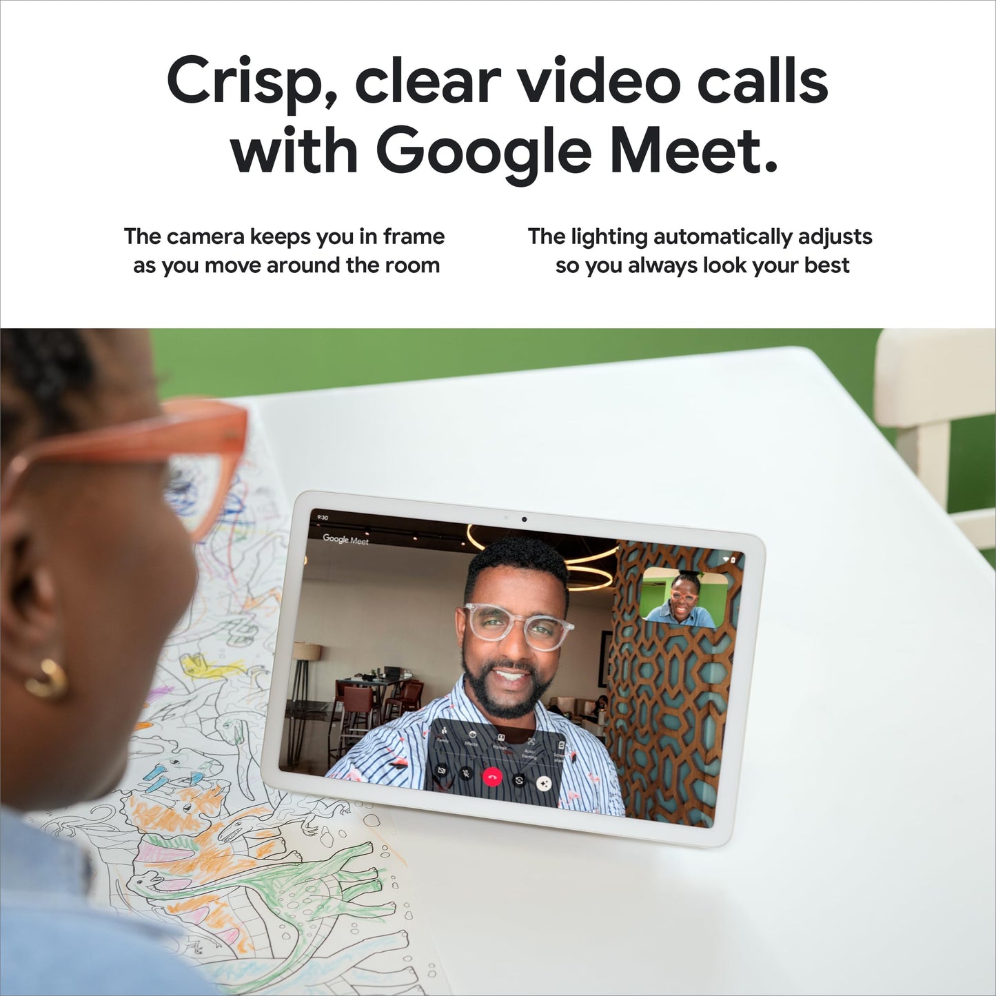 Google Pixel Tablet - Android Tablet with 11-Inch Screen and Extra-Long Battery Life - Hazel - 8 GB RAM - 256 GB