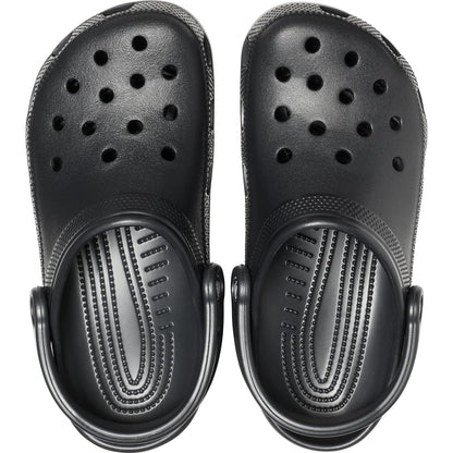Crocs Unisex-Adult Classic Clog, Clogs for Women and Men, Black, 8 Women/6 Men