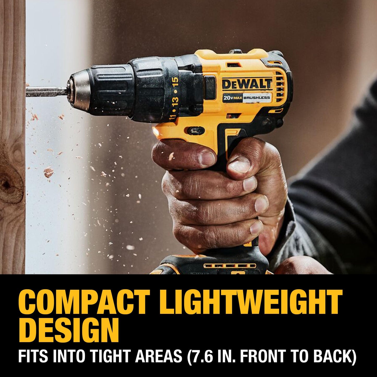 DEWALT 20V MAX Cordless Drill Driver, 1/2 Inch, 2 Speed, XR 2.0 Ah Battery and Charger Included (DCD777D1)