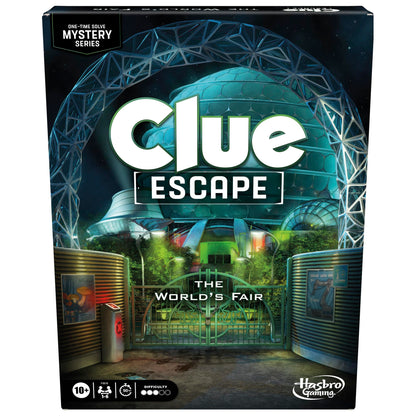 Clue Escape: The World’s Fair Board Game | Escape Room 1-Time Solve Mystery Games | Ages 10+ | 1 to 6 Players | 90 - 120 Mins.| Family Games