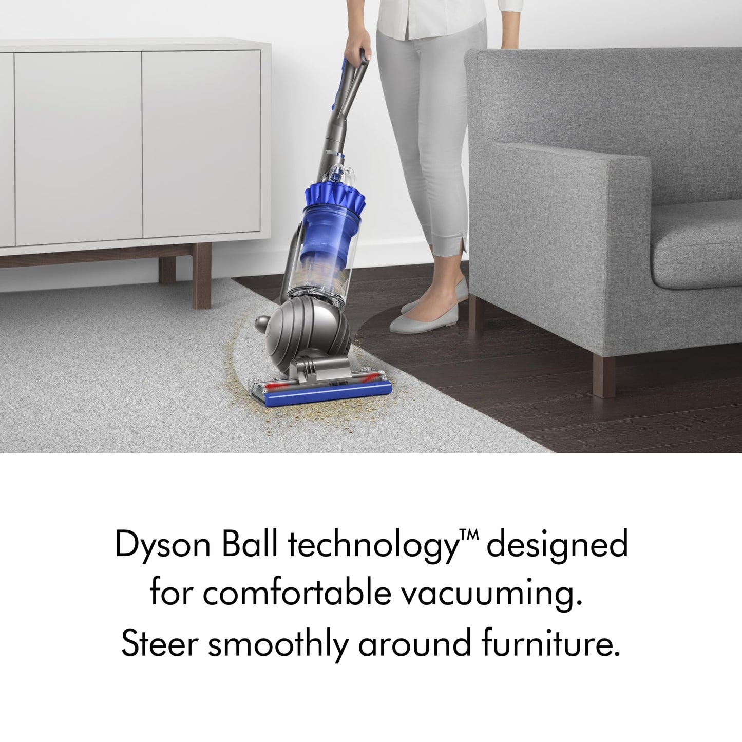 Dyson Ball Animal Total Clean Upright Vacuum, Corded, 290AW, Self-Adjusting Cleaner Head for All Floors, Homes with Pets