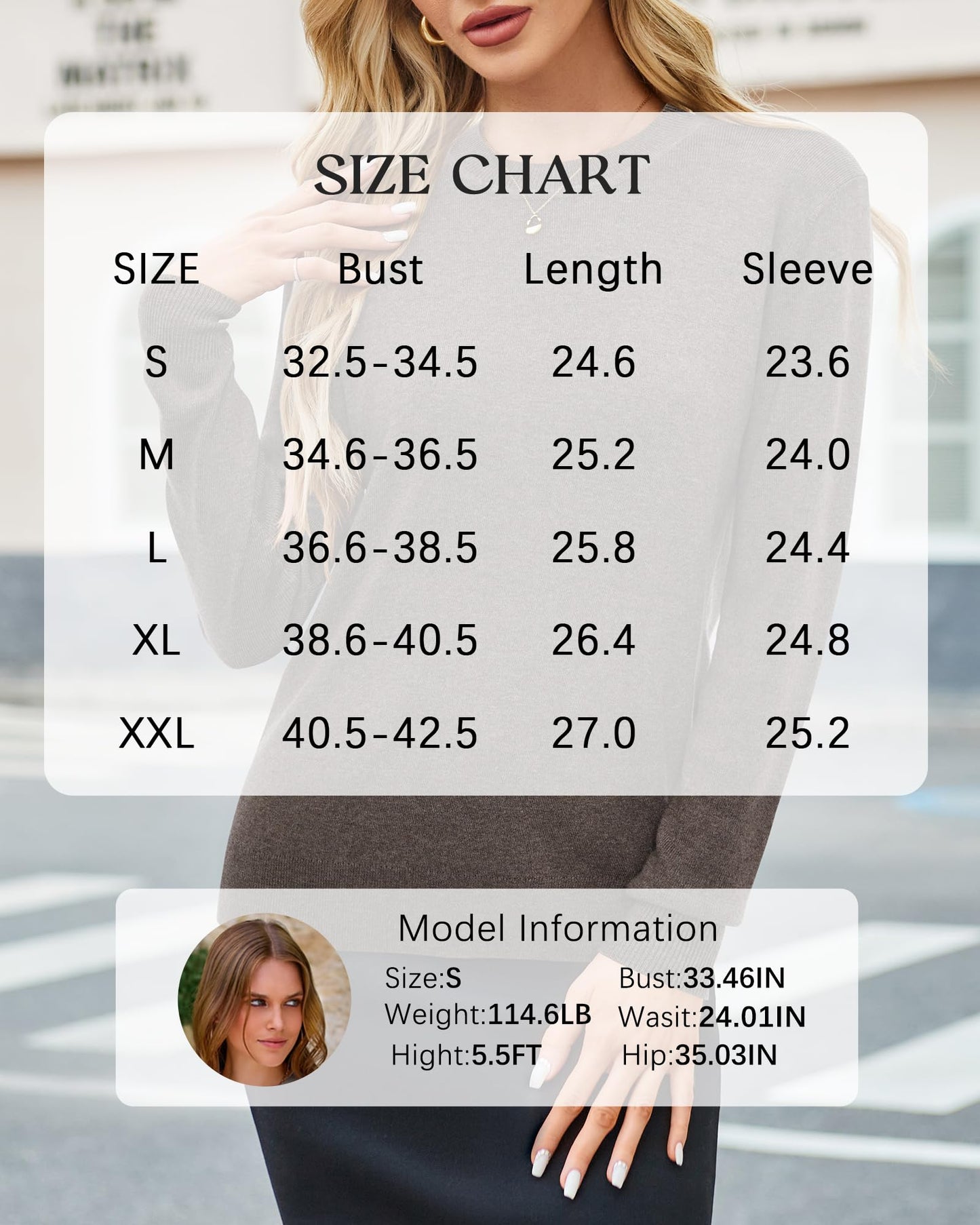 Arach&Cloz Womens 2025 Long Sleeve Sweaters Work Formal Halloween Winter Early Fall Fashion Tops Shirts Teacher Business Casual Dressy Black White Business Outfits Chocolate Brown Clothes (A-Coffee,M)