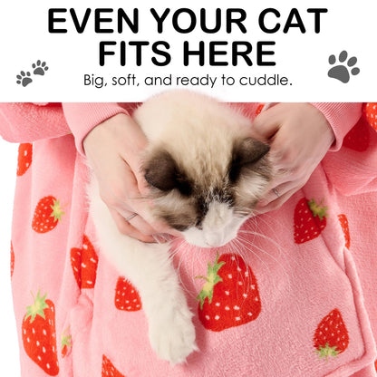 Krifey Wearable Blanket, Oversized Sherpa Blanket as Birthday Gifts for Mom Women Girlfriend Men