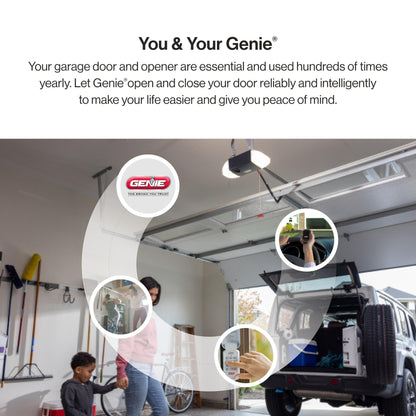 Genie Chain Drive 550 Garage Door Opener, Heavy Duty Chain Drive Opener, Model 2035-TKO