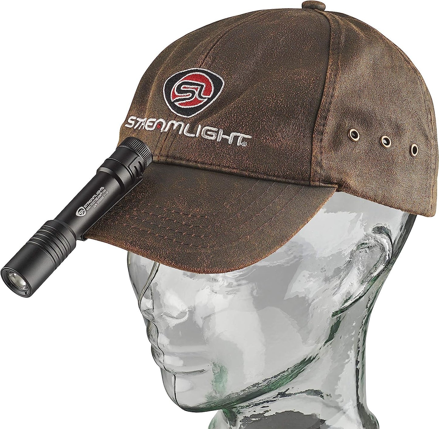 Streamlight 66320 MacroStream USB 500-Lumen Rechargeable Compact Flashlight with Wrist Lanyard, Hat Clip and USB Cord, Black
