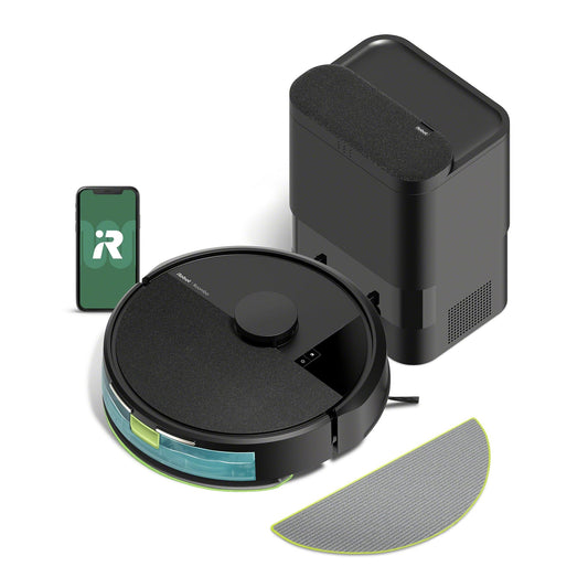 iRobot Roomba 104 Combo Robot Vacuum & Mop with AutoEmpty Dock - Amazon Exclusive, Self-Empties for 75 Days, Intense Power-Lifting Suction, LiDAR, Multi-Cleaning Modes, Avoids Mopping Carpet