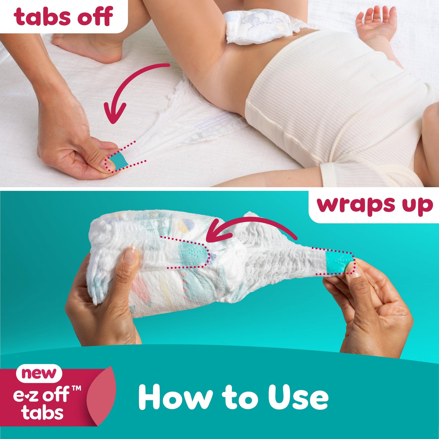 Pampers Diapers - Cruisers 360 - Size 4, 144 Count, Babyproof up to 100% Leakproof Pull-On Diaper