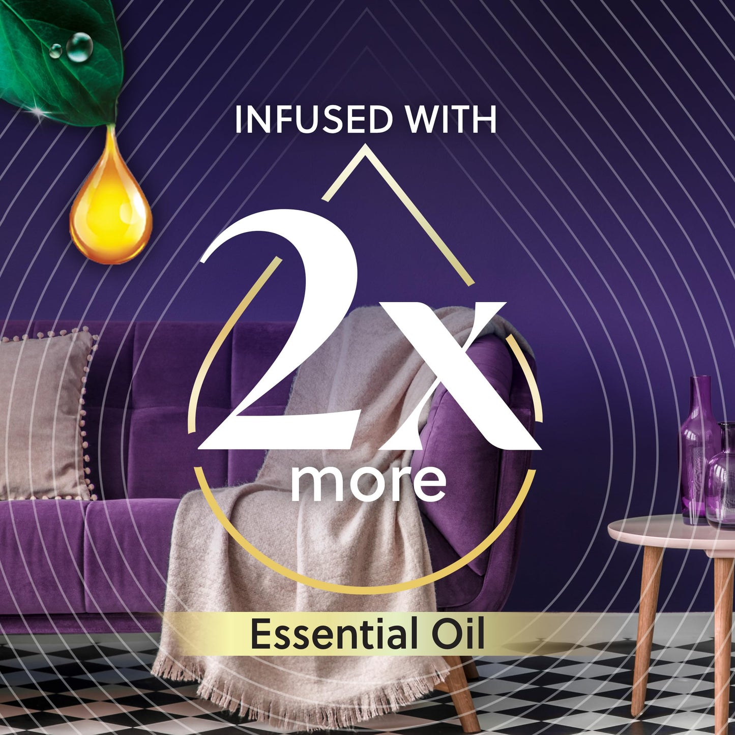 Air Wick Plug In Vibrant Scented Oils Refills, Campfire and Starlit Sky, Fall Scents, 5 ct