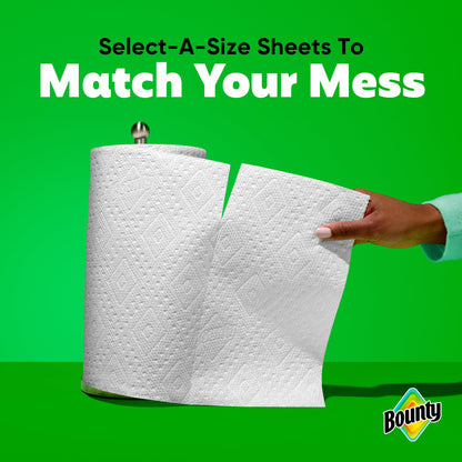 Bounty Select-A-Size Paper Towels, Prints, 2 Triple Rolls = 6 Regular Rolls