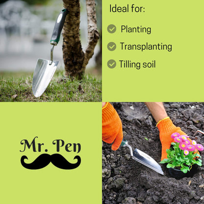 Mr. Pen- Heavy Duty Trowel, Stainless Steel, Rust Resistant, Garden Shovel, Small Shovel, Garden Trowel, Hand Shovel, Garden Spade, Gardening Shovel, Hand Trowel, Trowel Garden Tool, Potting Shovel