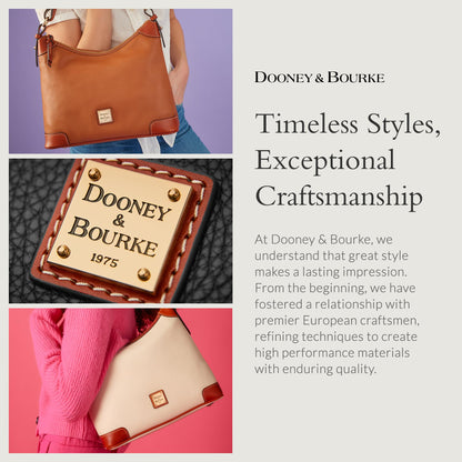 Dooney & Bourke Handbag, Ostrich Satchel - Brown