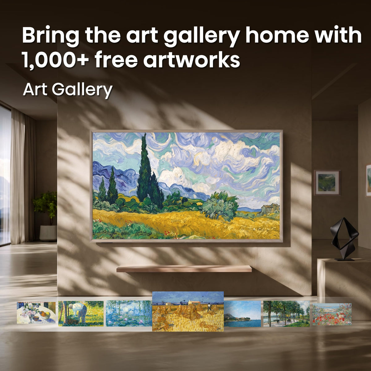 Hisense 75“ Hi-QLED S7 CanvasTV Series 4K UHD Google Smart Art TV (75S7SG, 2026 New) - 144Hz, Art Mode, Anti-Glare Panel, Dolby Vision HDR, Hi-Matte Display, Frame & UltraSlim Wall Mount Included