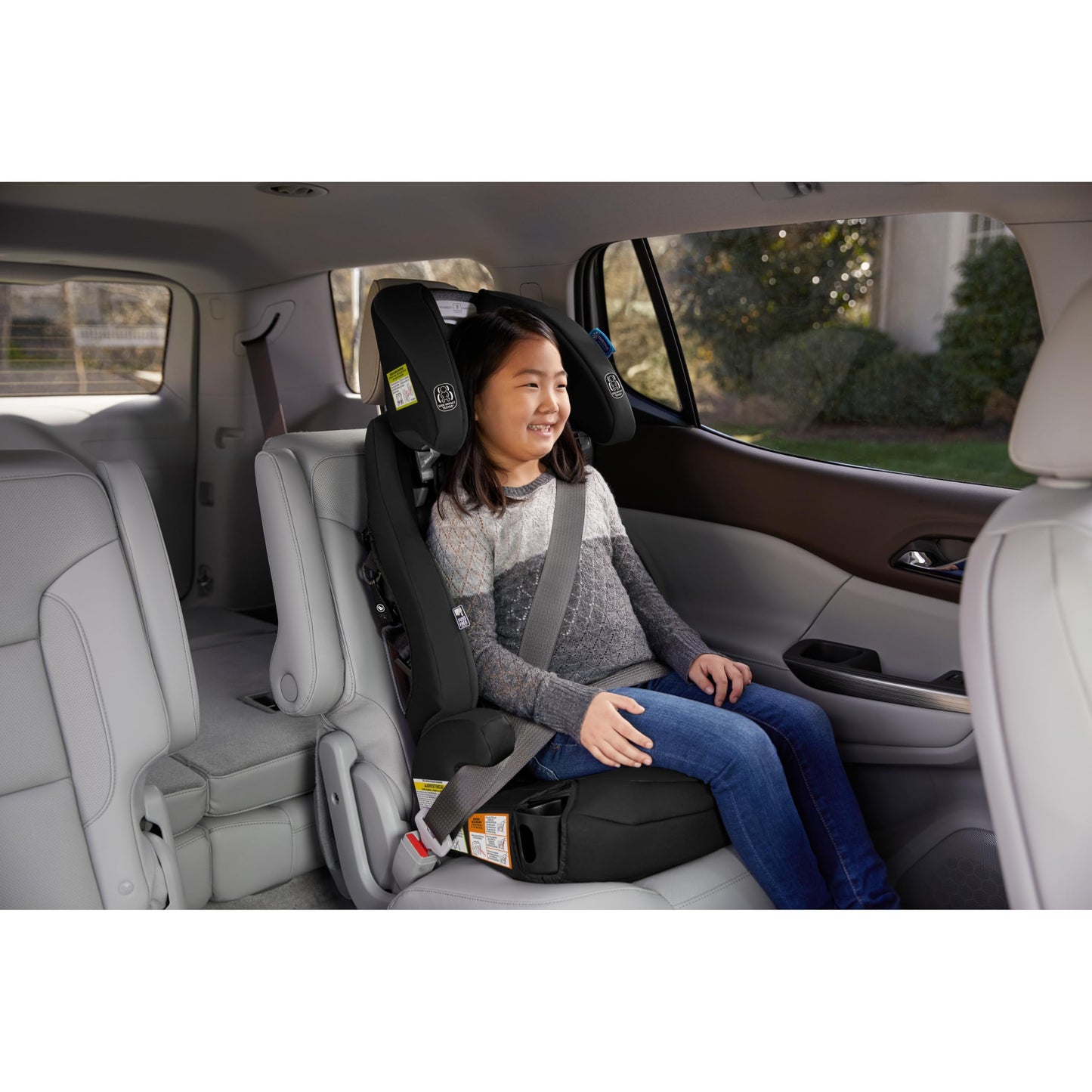 Graco Tranzitions 3-in-1 Harness Booster Car Seat, Forward Facing Car Seat, Highback, to Backless Booster, Cinder