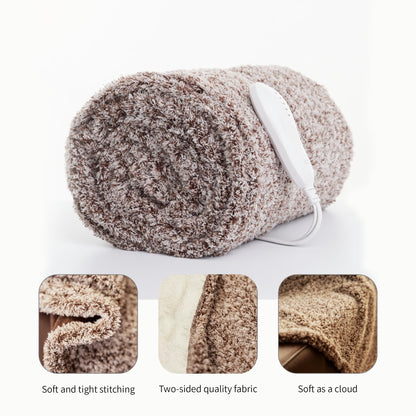 Templewet Heated Blanket Electric Throw 50" x 60" -Heated Throw Blanket with 5 Heating Levels & 3 Hours Auto Off,Machine Washable,ETL & FCC Certification,Over-Heat Protect（Racoon）