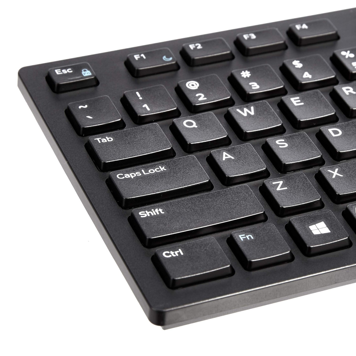 Amazon Basics Wired QWERTY Keyboard, Full-Sized, Black