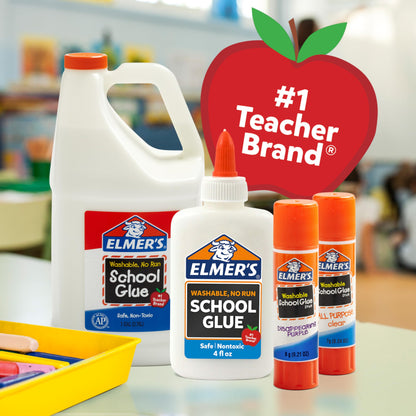 Elmers Clear Liquid School Slime & Craft Glue Premium 1 GlueGallon for School Supplies & Slime Supplies Washable
