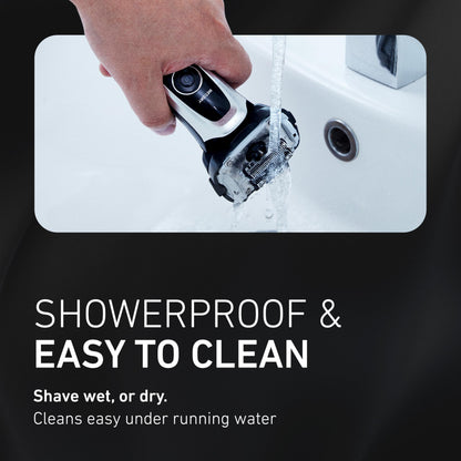 Panasonic ARC5 Electric Razor for Men with Pop-Up Trimmer, Wet/Dry 5-Blade Electric Shaver with Intelligent Shave Sensor and Multi-Flex Pivoting Head – ES-LV65-S (Silver)