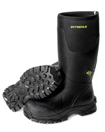 Extremus MudRidge Hunting Boots by KastKing, Men’s Waterproof Insulated Rubber Boots with 6mm Neoprene, All-terrain Anti-slip Sole, Warm Cold Weather Hunting, Fishing, Hiking & Farm Boots