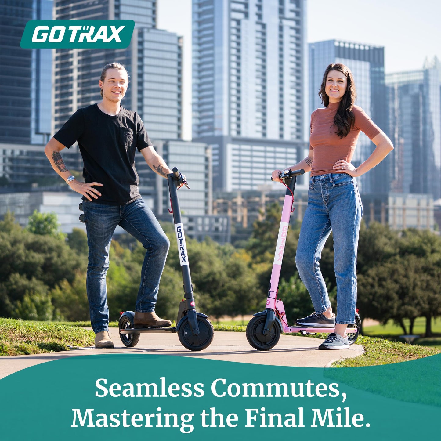 Gotrax GXL V2 Electric Scooter, 8.5" Solid Tire, Max 12 Mile and 15.5Mph Speed Power by 250W Motor, Lightweight 25.95lb and Cruise Control, Aluminum Alloy Frame Foldable Escooter for 13+ Teens Adults